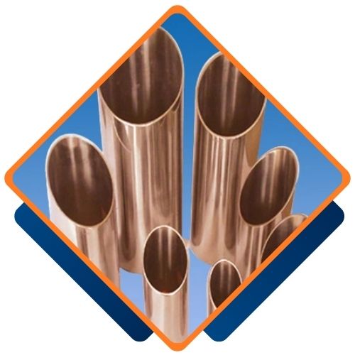 Copper Nickel Oval Shape Seamless Tubes in india